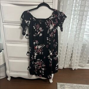 Derek Heart Black Floral Mini Dress